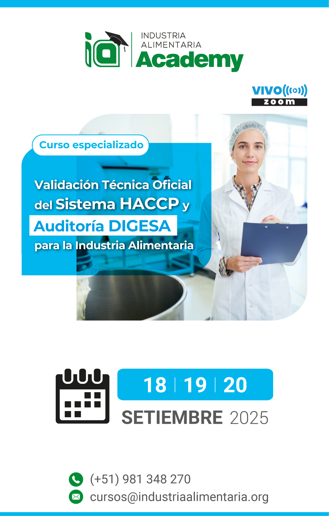 SISTEMA HACCP - AUDITORÍA DIGESA PARA LA INDUSTRIA ALIMENTARIA